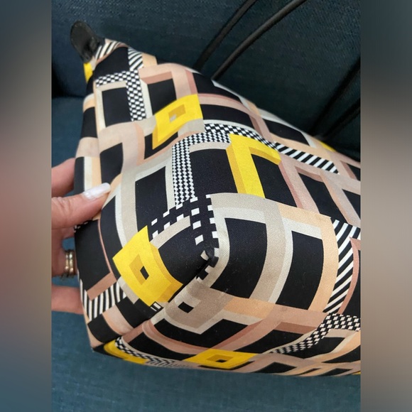 Longchamp Limited Edition 2015 Modele Depose Jeremy Scott Graphic Design Tote - Picture 8 of 16